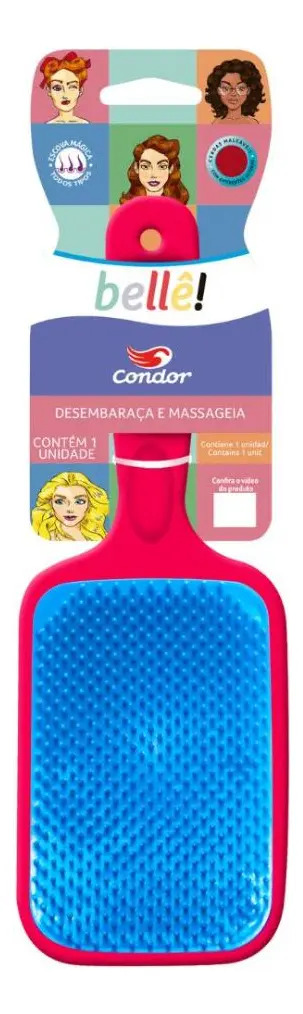 ESCOVA CAB 9728 MAGICA BELLE RAQUETE