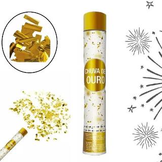 LANCA CONFETES SILVER METALIZADO DO 30CM