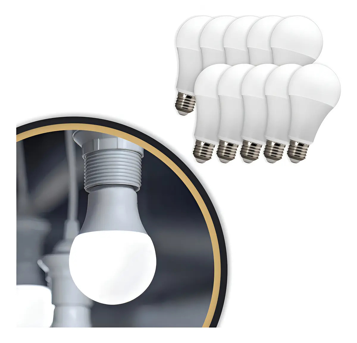LAMPADA LED E27 020W 6500K 1521LM EMPALUX  -  REF