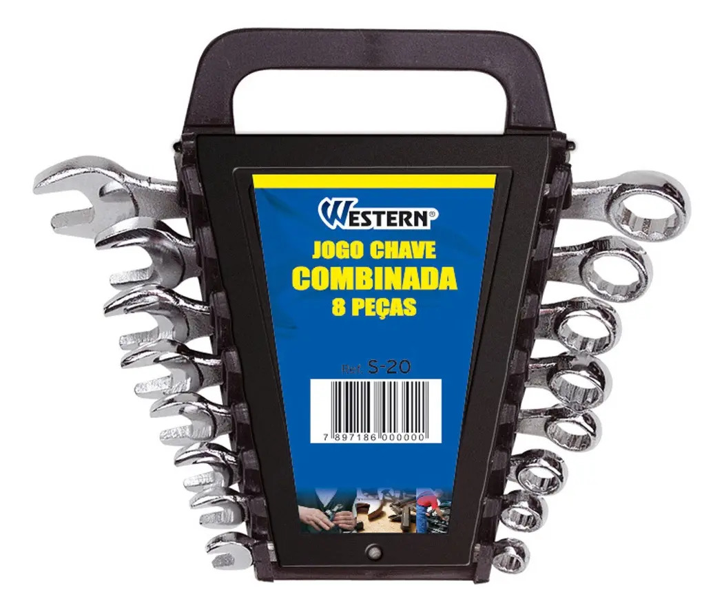 CHAVE COMBINADA 6A15 RK 8PC