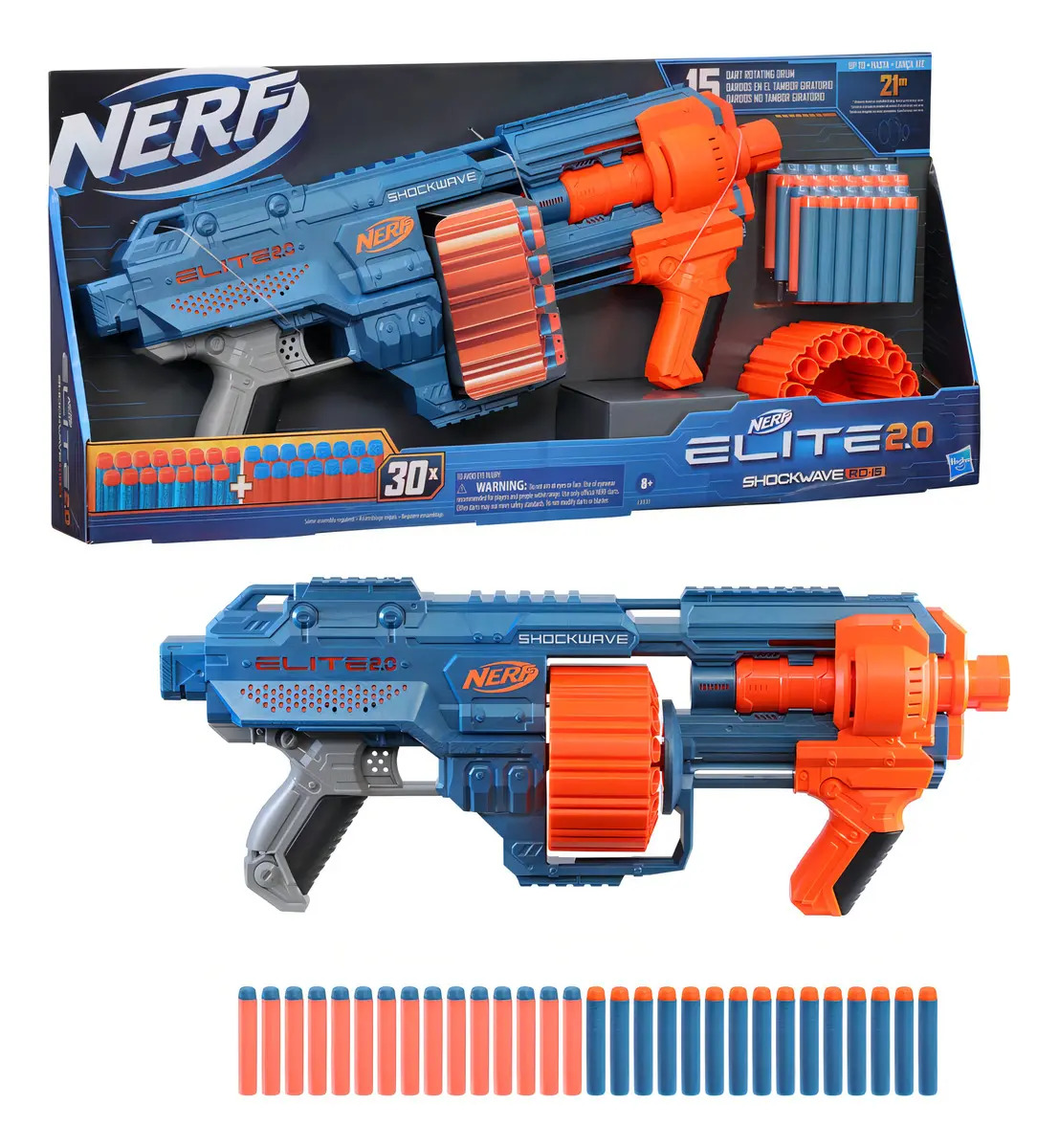 NERF ELITE SCHOCKWAVE RD 15/E9531