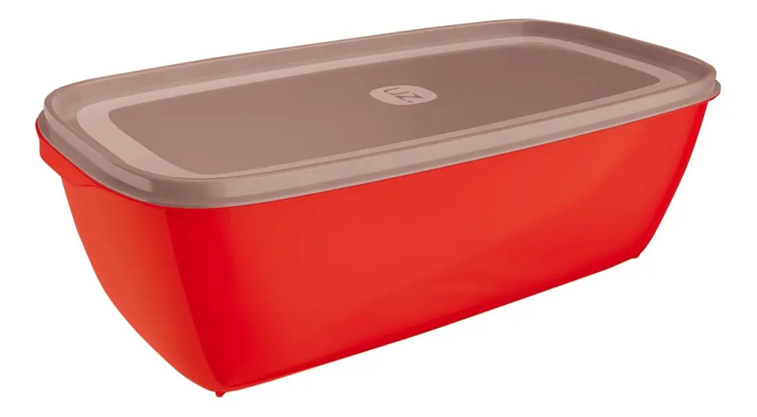 MULTIUSO RET 5L VERMELHO SOLIDO DE PLASTICO