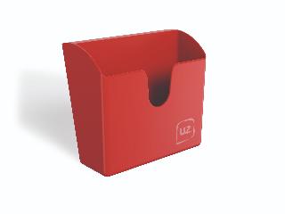 PORTA GUARDANAPOS SLIM VERMELHO SOLIDO DE PLAST
