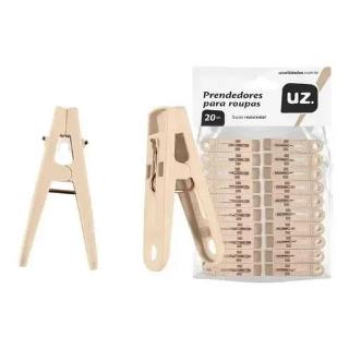 KITS COM 20 PRENDEDORES PLASTICOS 5,3CM CAPPUCC