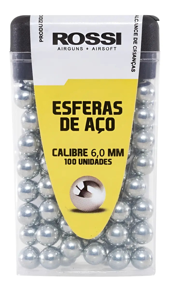ESFERA ACO 6MM TIC TAC C/100 ROSSI