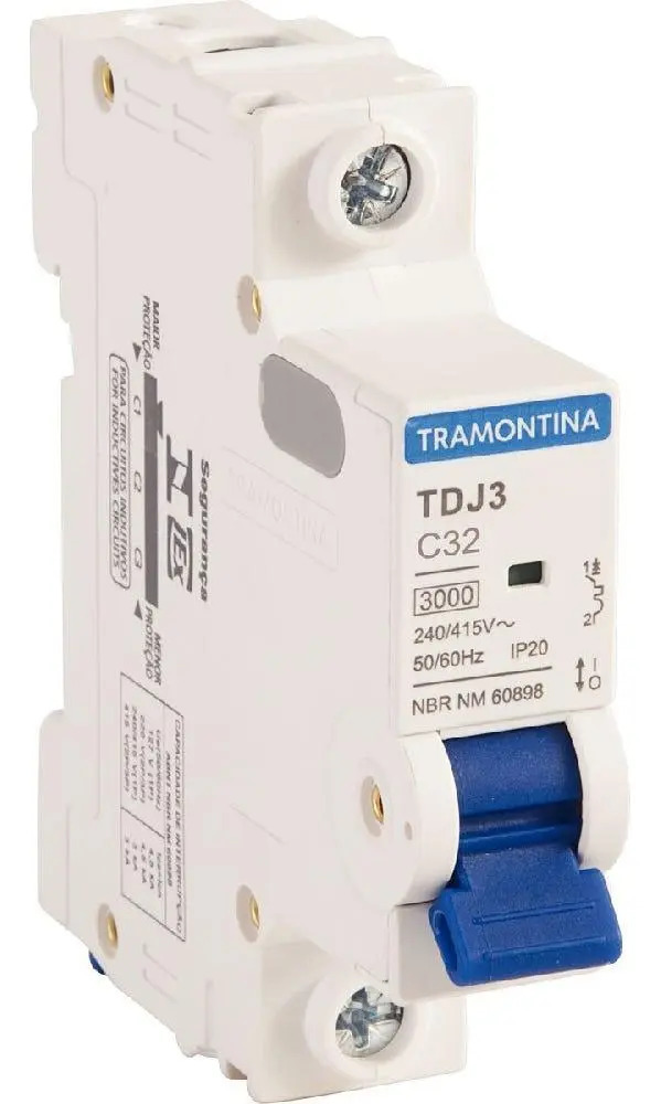 DISJUNTOR UNI 32A BCO DIN TRAMONTI