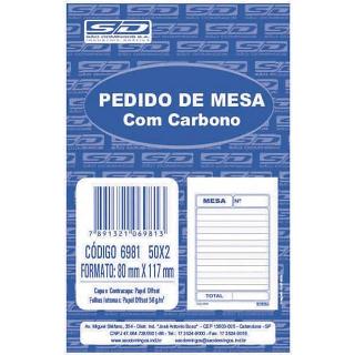 PEDIDO 1/36 BLOCO 25FOLHAS C/C C20 SD