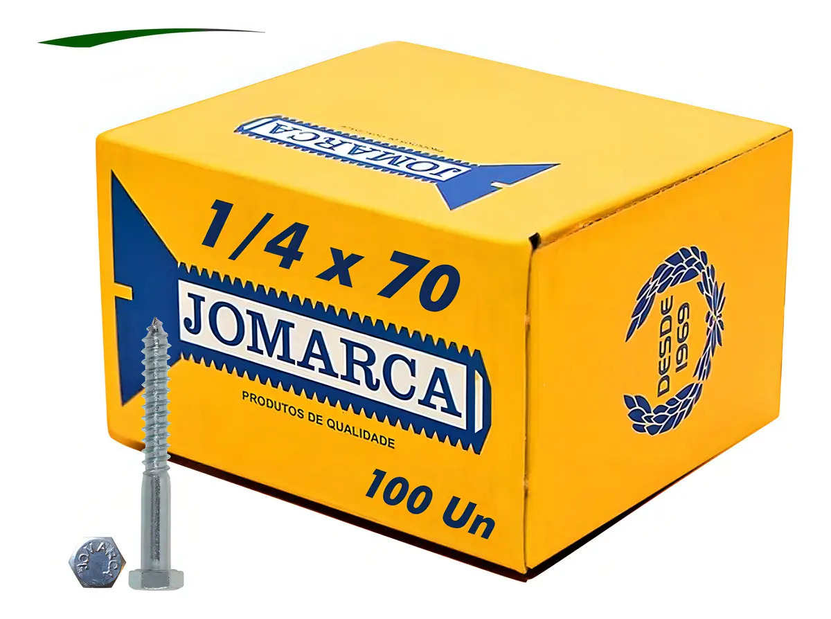 PARAF SEXT ROSC SOBER ZIN B 1/4X70 C/100 JOMARCA