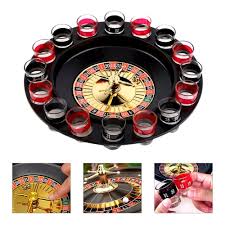 Jogo Roleta Drink Cassino Roulette Bebidas 17 Peça