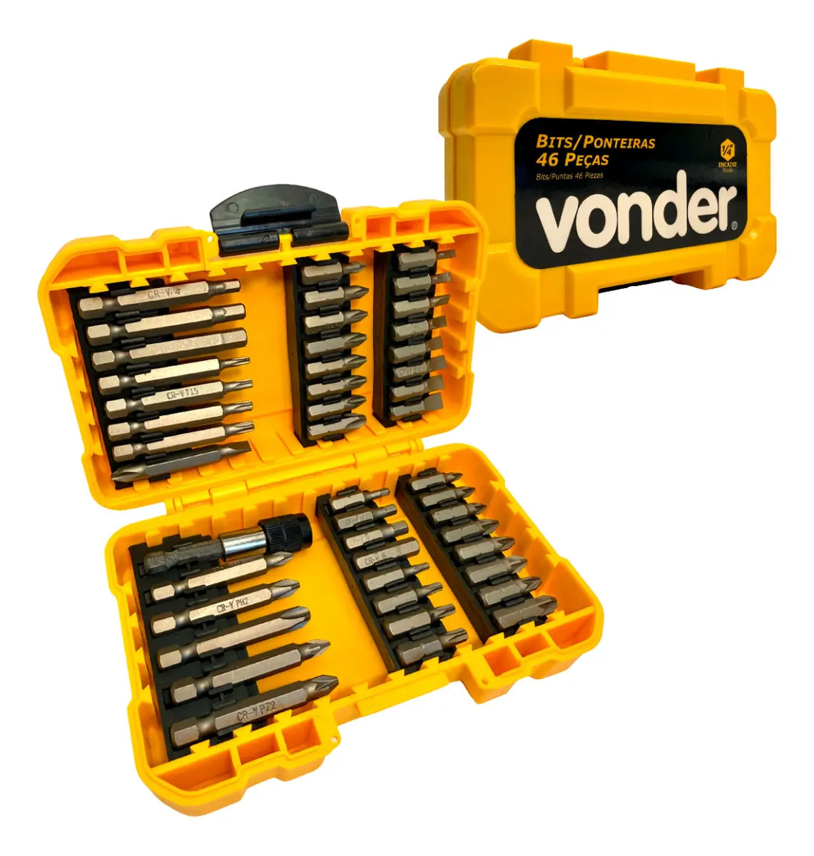 BITS/PONTEIRAS CRV C/46PC ENC1/4  VONDER