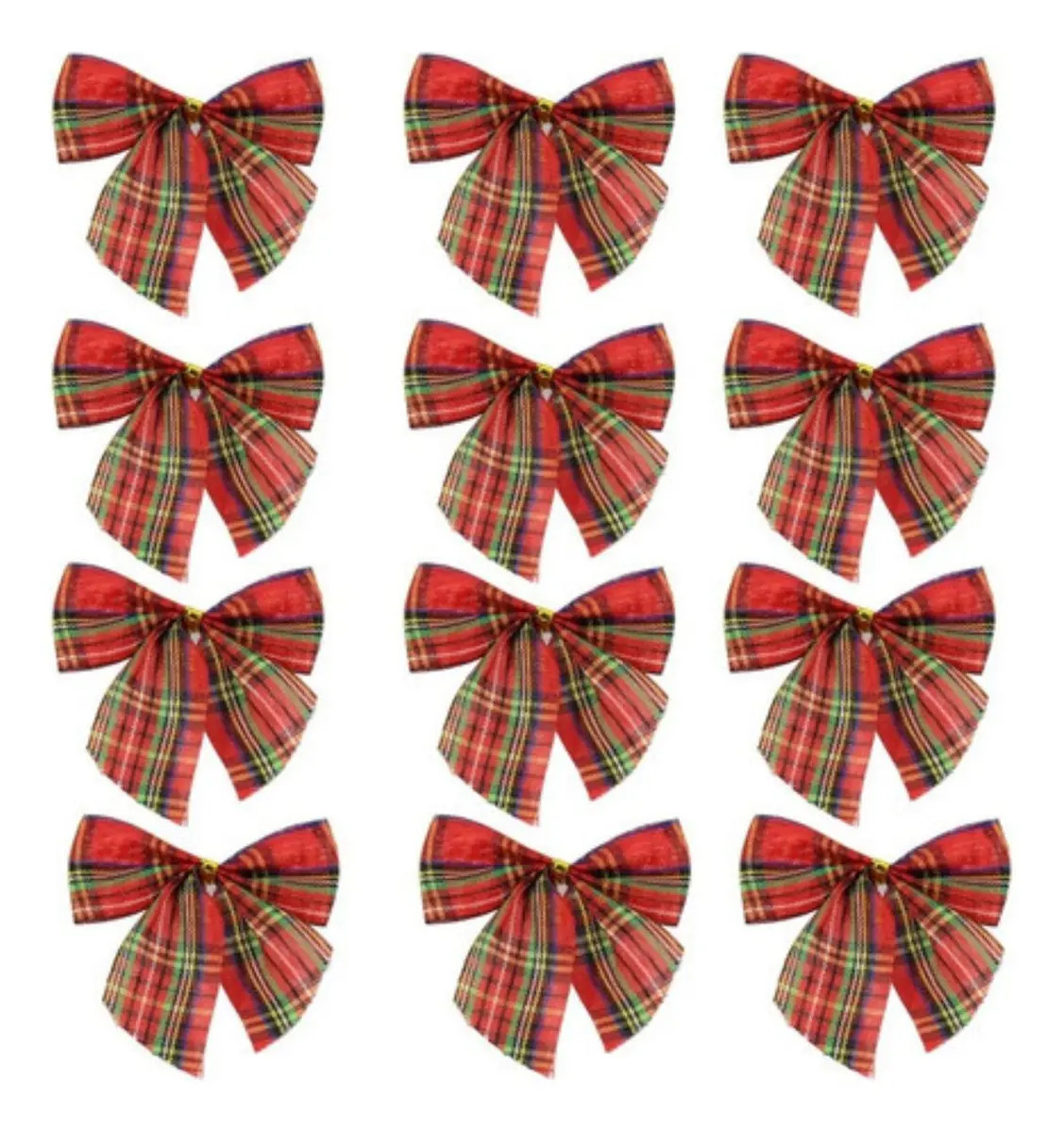 ENF NATAL LACO XADREZ 6CM C/12 WF12-9687