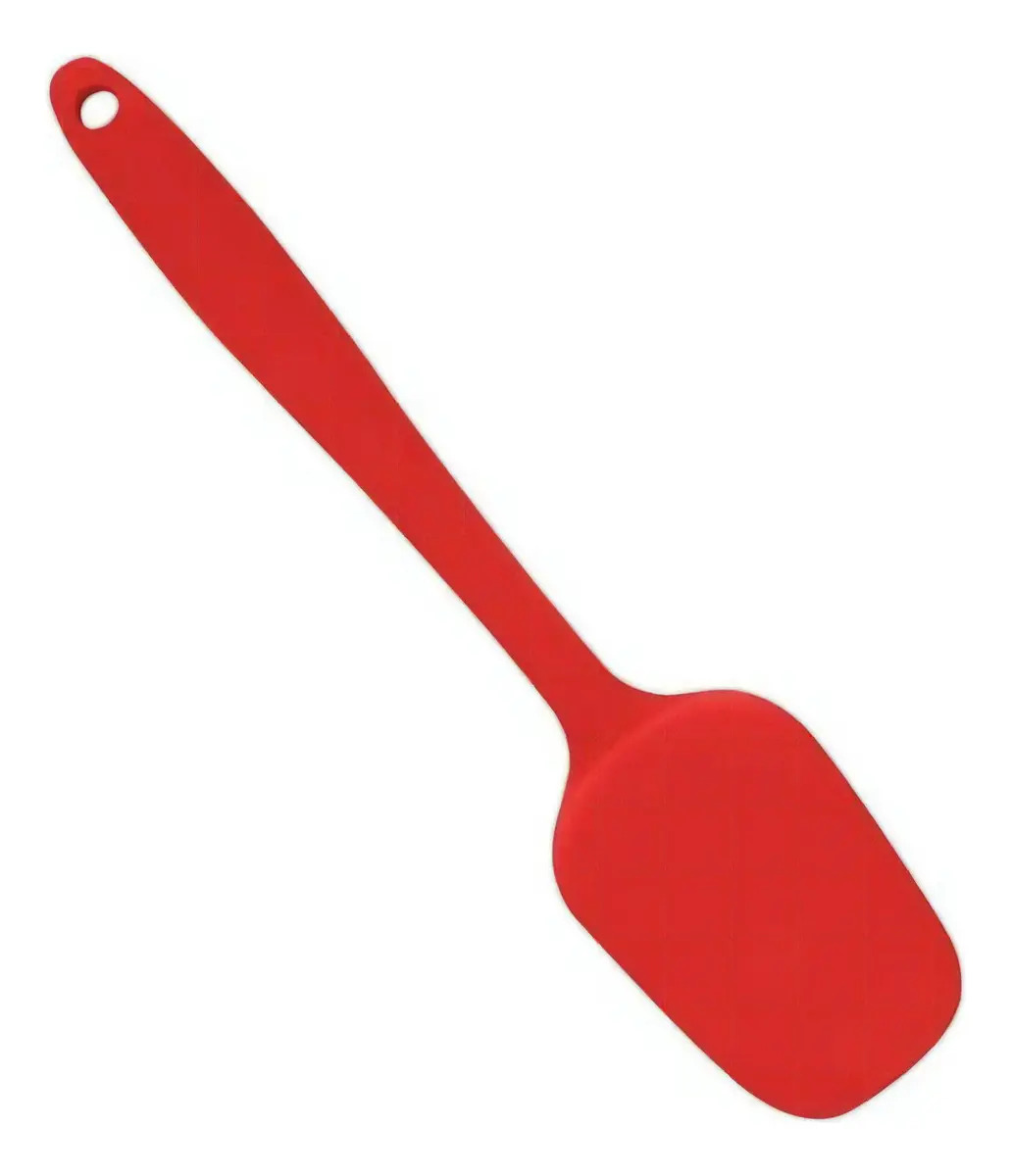 ESPATULA DE SILICONE MULTIUSO VERMELHA 28 CM