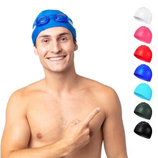 Touca de Nataçao em Silicone Lisa Color