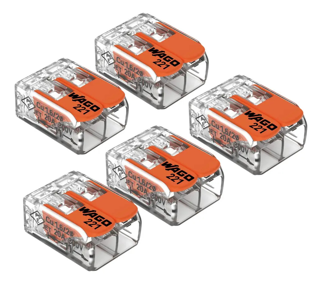CONECTOR EMENDA CX 221 2 DERIVACOES 4MM