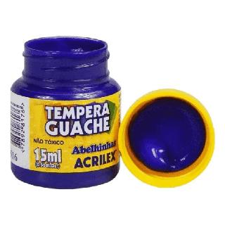 TINTA GUACHE 15ML ACRILEX C/12 VIOLETA 1X1