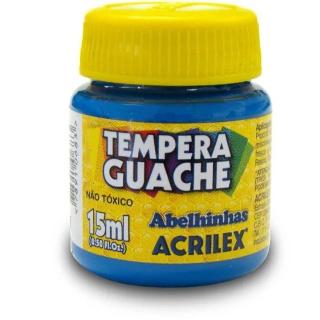 TINTA GUACHE 15ML ACRILEX C/12 AZUL 1X1