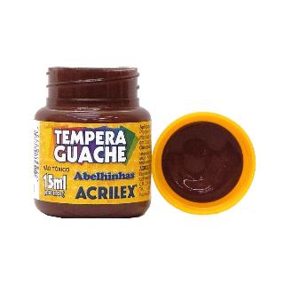 TINTA GUACHE 15ML ACRILEX MARROM 1X1
