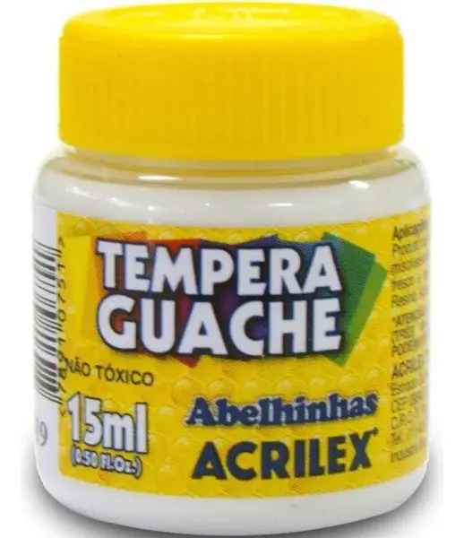 TINTA GUACHE 15ML ACRILEX BR 1X1