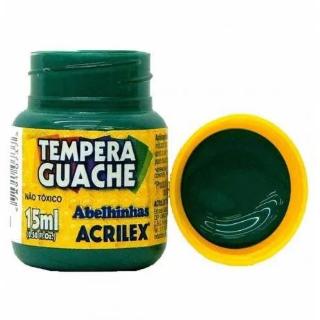 TINTA GUACHE 15ML ACRILEX  VD FL 1X1