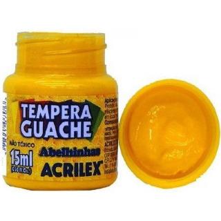 TINTA GUACHE 15ML ACRILEX C/12 AM OURO 1X1