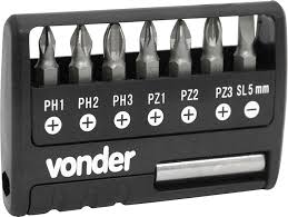 BITS/PONTEIRA CRV C/9PC ENC 1/4  VONDER