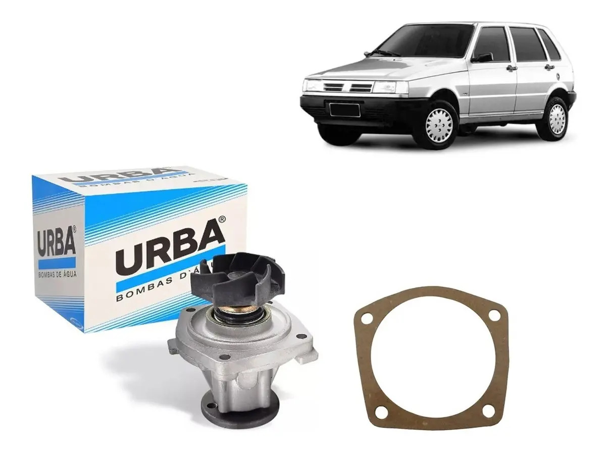 BOMBA D AGUA FIORINO 1.0 8V; FIORINO 1.5 8V; PREMIO 1.5 8V; UNO 1.0 8V (v.1); UNO 1.0 8V (v.2); UNO 1.5 8V (v.1); UNO 1.