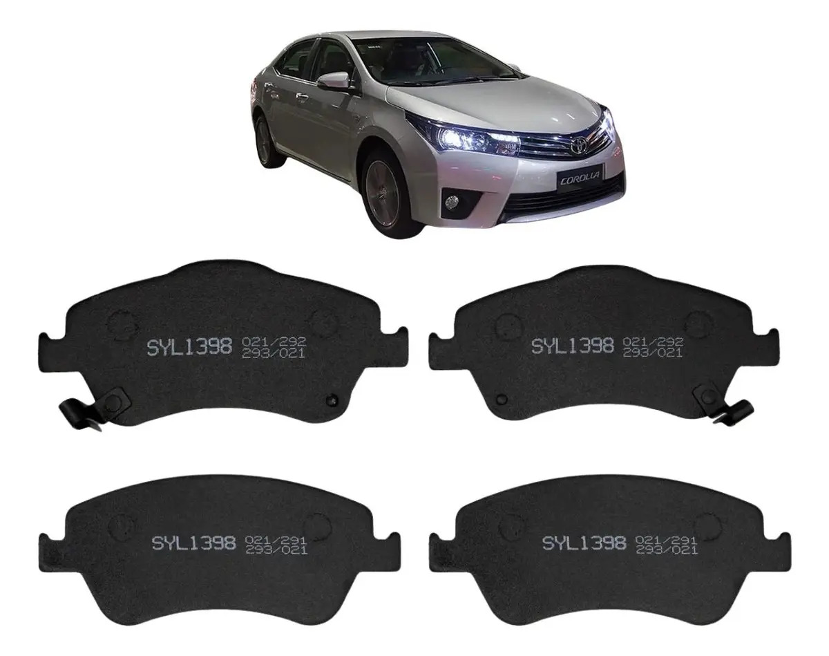 PASTILHA FREIO COROLLA 1.8 16V; COROLLA 2.0 16V