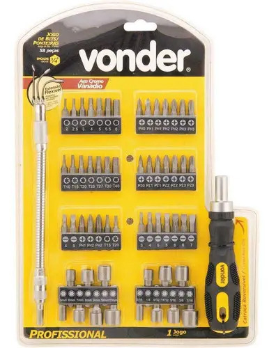 BITS/PONTEIRA CRV C/58PC ENC 1/4 VD PLUS VOND