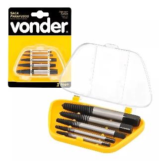 SACA PARAFUSO JOGO C/5PCS VONDER