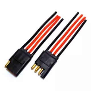CONECTOR C/FIO 4VIAS MACHO/FEMEA