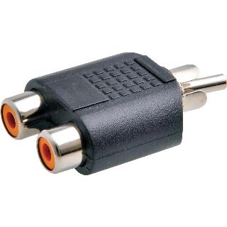 ADAPTADOR FEMEA RCA DUPLA X RCA NIQUEL