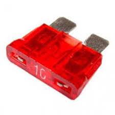 FUSIVEL LAMINA 10A MINI VERMELHO