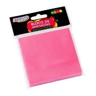 BLOCO SMART NOTE NEON ROSA C/100F 1X1