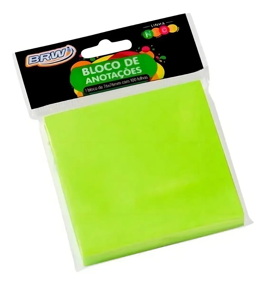BLOCO SMART NOTE NEON VERDE C/100F 1X1