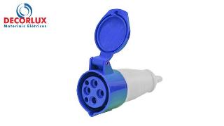 ACOPLADOR INDU.DEC.AZ 32A-3P+T,9H 240V