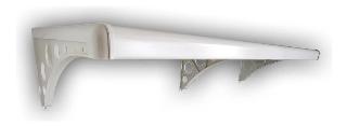 PRATELEIRA PLAST.SUPORTE ASTRA 80X20CM