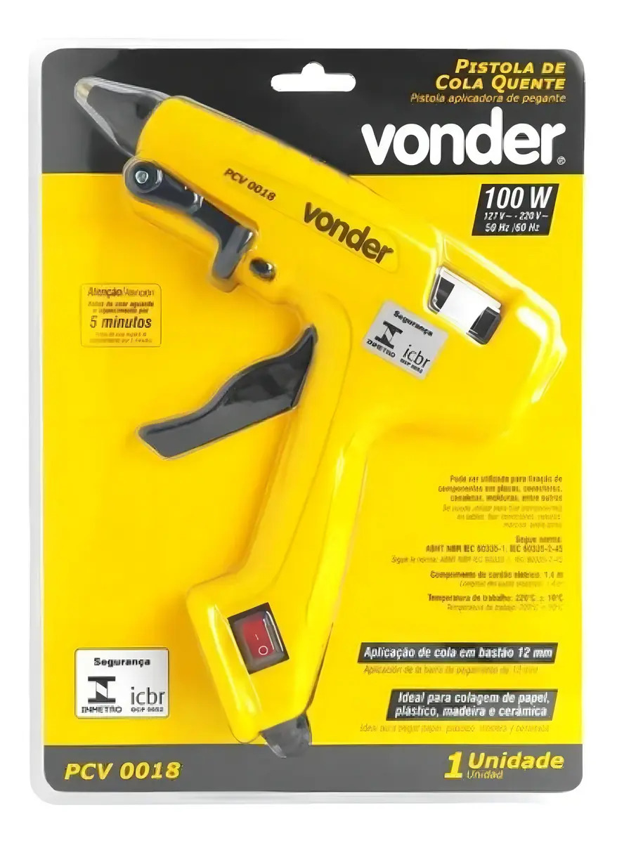 PISTOLA DE COLA QUENTE PCV0018 VONDER
