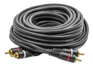 CABO RCA OURO 5M FIO 4MM PRETO