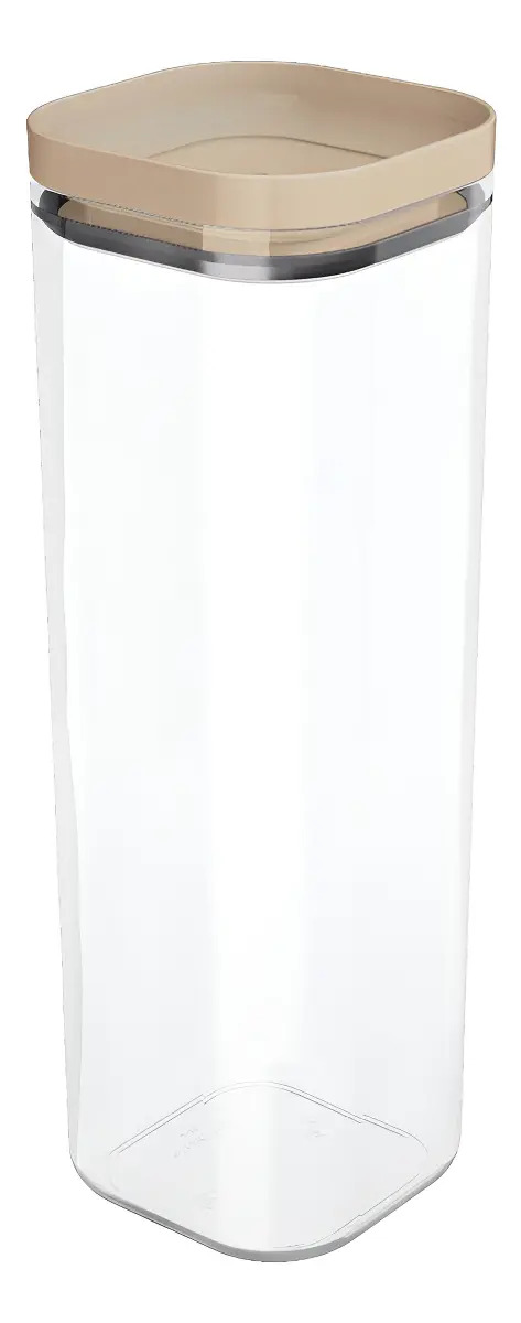 ORG. HERMETICO 2,2L TRANS. C/ TAMPA CAPUCCINO