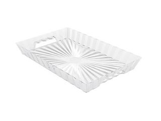 BANDEJA MULTI TRANSPARENTE TRANSLUCIDO DE PLASTICO
