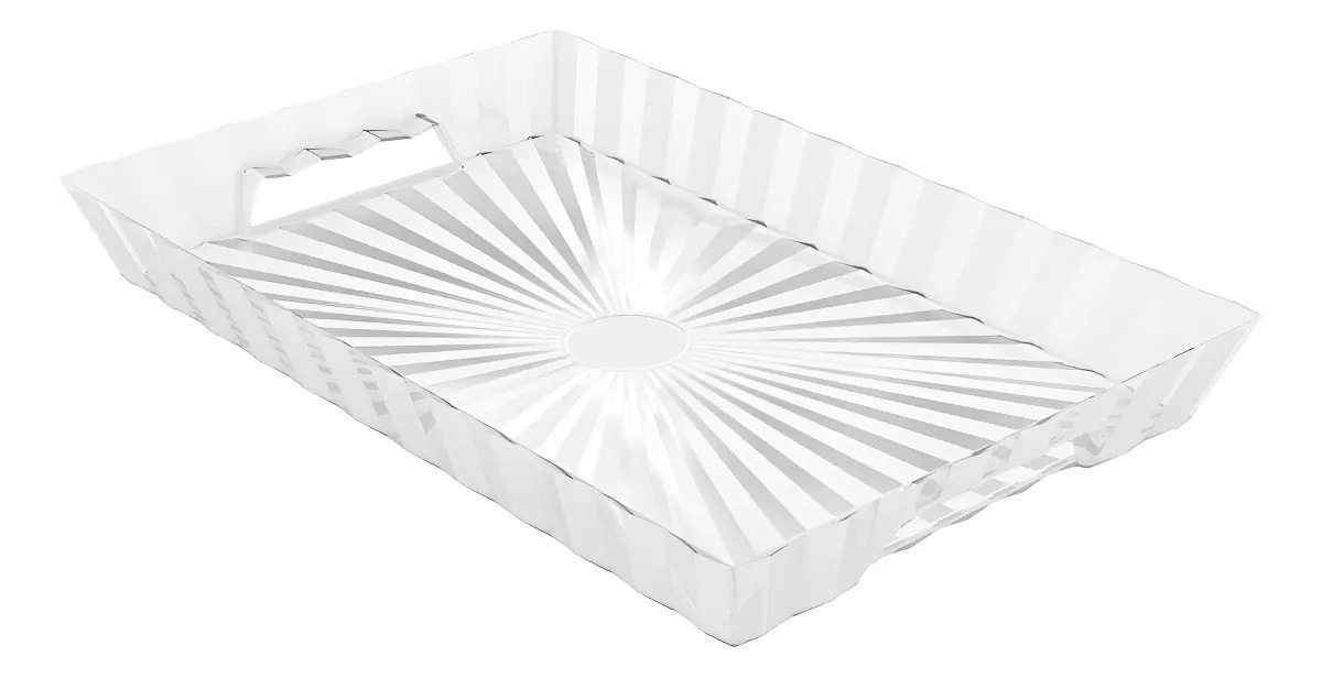 BANDEJA MULTI TRANSPARENTE TRANSLUCIDO DE PLASTICO