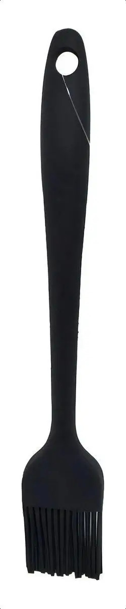 PINCEL DE SILICONE CULINARIO PRETO 21 CM