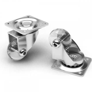 RODIZIO SILIC S/FREIO 035MM TRANSP JOMARCA  -  REF 2177